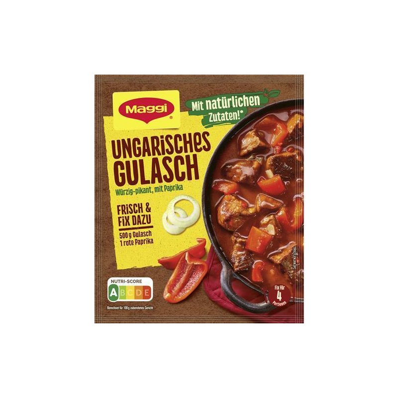 Maggi Fix Fresh Hungarian Goulash Buy Online Now Maggi German