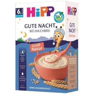 HiPP BIO milk pudding childrens semolina