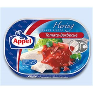 Herring with tomato barbecue