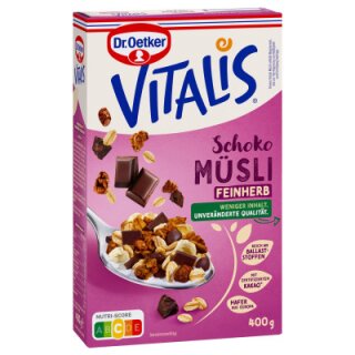 Dr. Oetker Vitalis chocolate cereal dark chocolate