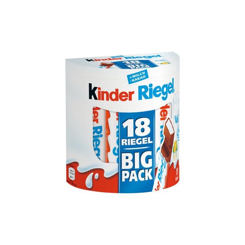 Kinder Riegle Kinder Riegel 18 bars – buy online now! Ferrero – German Chocolate ...