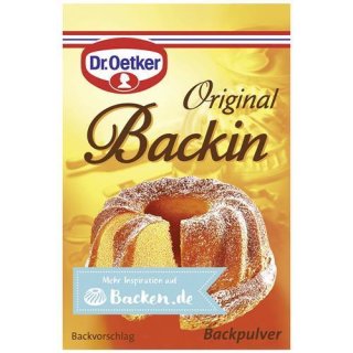 Dr. Oetker Original Backin Backpulver 10 Stück á 16 g