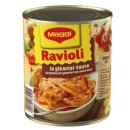 Maggi ravioli in a spicy sauce