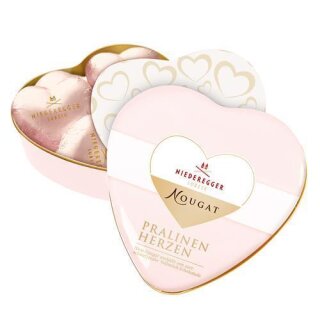 Niederegger Nougat Herzen in der Dose, 90g