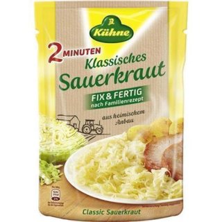 Kühne Sauerkrautwith Black Forest ham 400GR (bag)