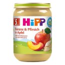 HiPP Banane und Pfirsich in Apfel (190g)