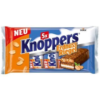 Knoppers Erdnuss Riegel 5er Pack