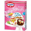 Dr. Oetker sugar font red, yellow, green, blue 100 g, 4 x...
