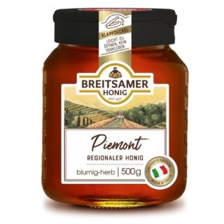 Breitsamer Piemont Honig flüssig 500g