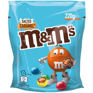 M&Ms Schokolinsen Salted Caramel Party 220g