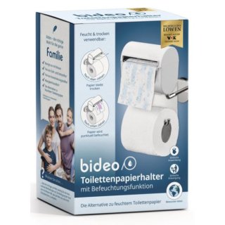 bideo Toilet Paper Holder white