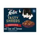 Purina Felix Tasty Shreds - Meat Selection 10 x 80g