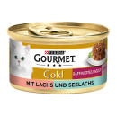 Purina Gourmet Gold - Refined Ragout Duetto with Salmon...
