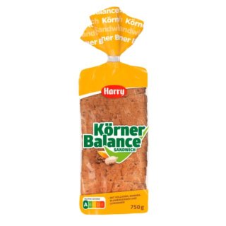 Harry Körner Balance Multigrain Toast 750g