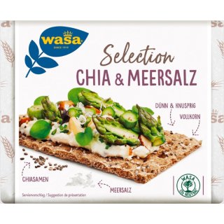 Wasa wholemeal crispbread made from whole grain rye 260 g package
