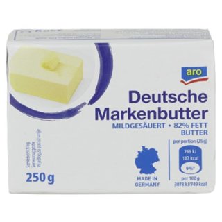 ARO Deutsche Markenbutter 250g – buy online now! ja! Rewe –German Coo, €  3,33