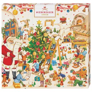 Niederegger Christmas Calendar Santas Workshop Mini