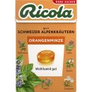 Ricola Orange Mint sugar-free 50g