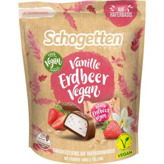 Schogetten Vegan Vanille Erdbeer 125g