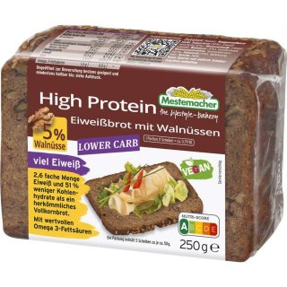 Mestemacher High Protein Eiweißbrot mit Walnüssen 250g