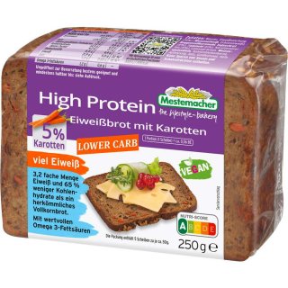 Mestemacher High Protein Bread with Carrot 250g