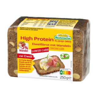 Mestemacher High Protein Eiweißbrot mit Mandeln 250g