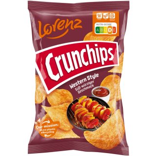 Lorenz Crunchips Western Style 150g