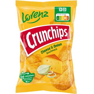 Lorenz Crunchips Cheese & Onion 150g