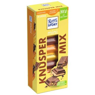 Ritter Sport Mini Crispy Mix 9 pieces