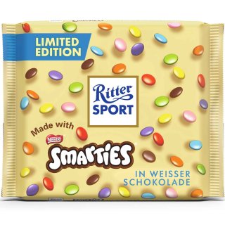 Ritter Sport Smarties in white chocolate - limited edition