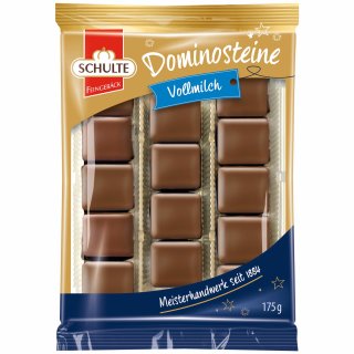 Schulte Dominos milk chocolate 175g