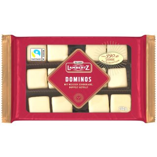 Lambertz Dominos white chocolate 150g