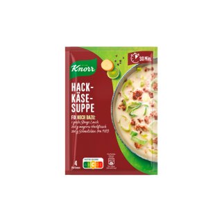 Knorr Fix Hackfleisch Käse Suppe