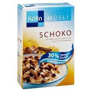 Kölln Müsli Schoko 30 % weniger Zucker