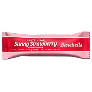 Barebells White Sunny Strawberry Protein-Riegel 55g
