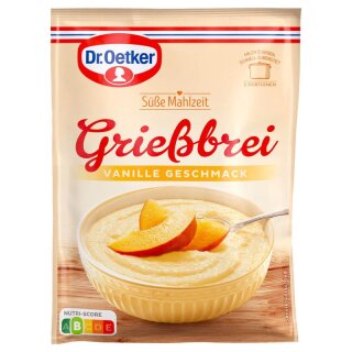 Dr. Oetker sweet meal semolina pudding Vanilla