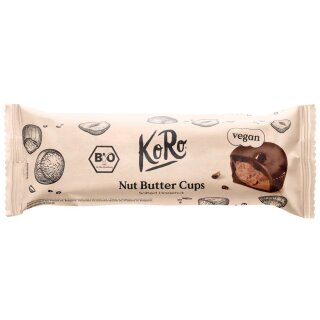 KoRo Organic Nut Butter Cups Salty Hazelnut 3x13g