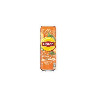 Lipton Ice Tea Sparkling Peach 0.33l can