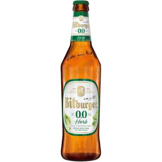 Bitburger 0,0% Herb Pils Alkoholfrei 0,5l