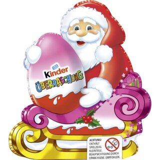 Kinder Chocolate Santa with Surprise Egg Girls 75g