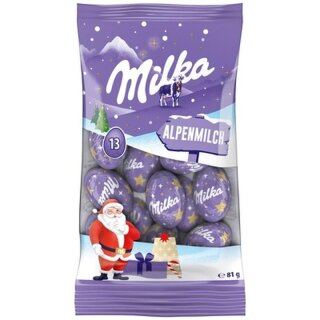 Milka Weihnachts-Kugeln Alpenmilch 81g