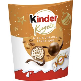 Kinder Kugeln Milk and Caramel Sensation 90g