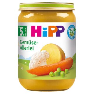 HiPP Organic Mixed Vegetables from 5 Months (190g)