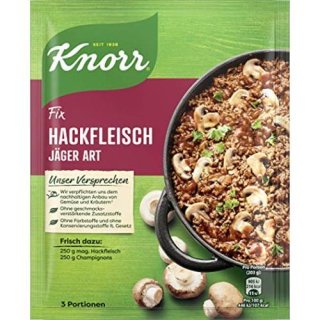 Knorr Fix Hackfleisch Jäger Art