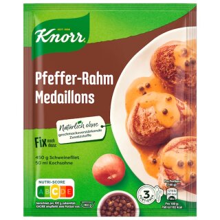 Knorr Fix Pfeffer-Rahm Medaillons