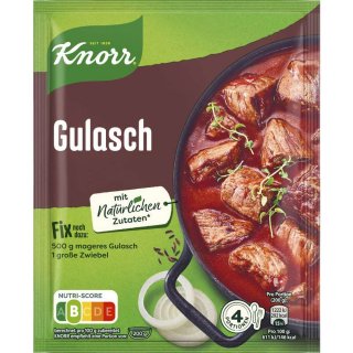 Knorr Fix für Gulasch